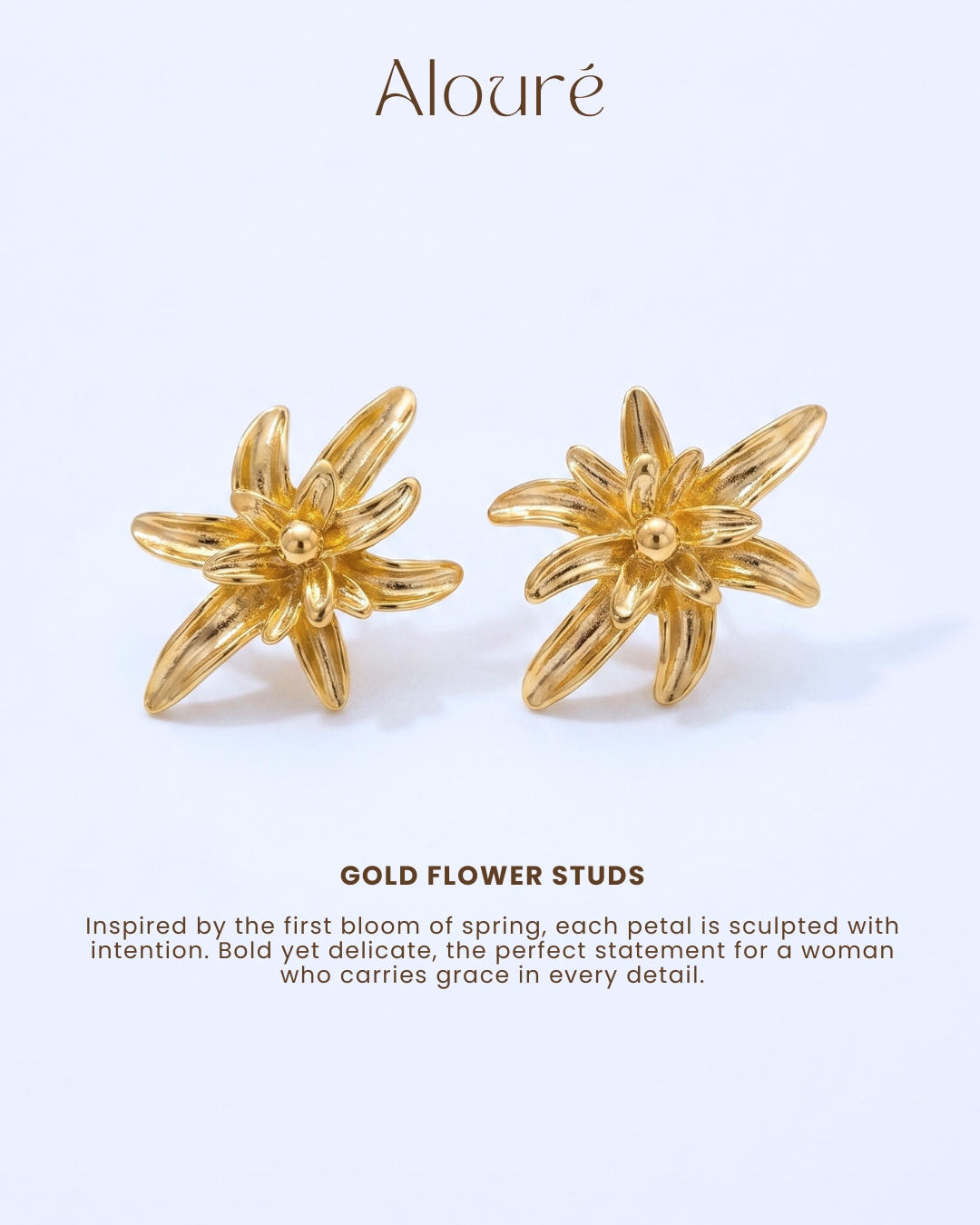 gold-flower-studs
