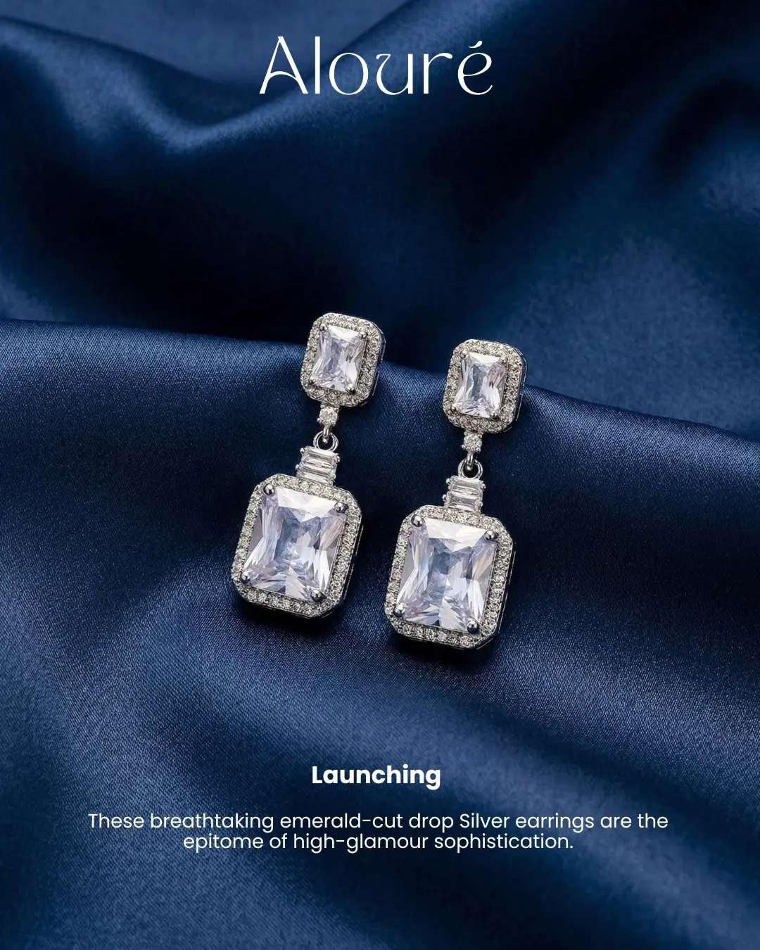 diamond-silver-earrings