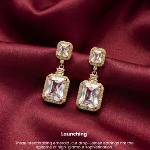 Diamond Golden Earrings